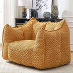 Yellow Chenille Adult Sofa Chair 47.2" x 36.2" x 30.7".