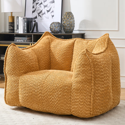 Sofa chairs with highly resilient foam for living rooms and bedrooms, comfortable square lazy sofas, sofas for adults to play, read and watch TV