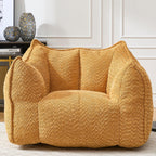 Yellow Chenille Adult Sofa Chair 47.2" x 36.2" x 30.7".