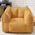 Yellow Chenille Adult Sofa Chair 47.2" x 36.2" x 30.7".
