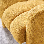 31.10 Wide Boucle Upholstered Accent Chair