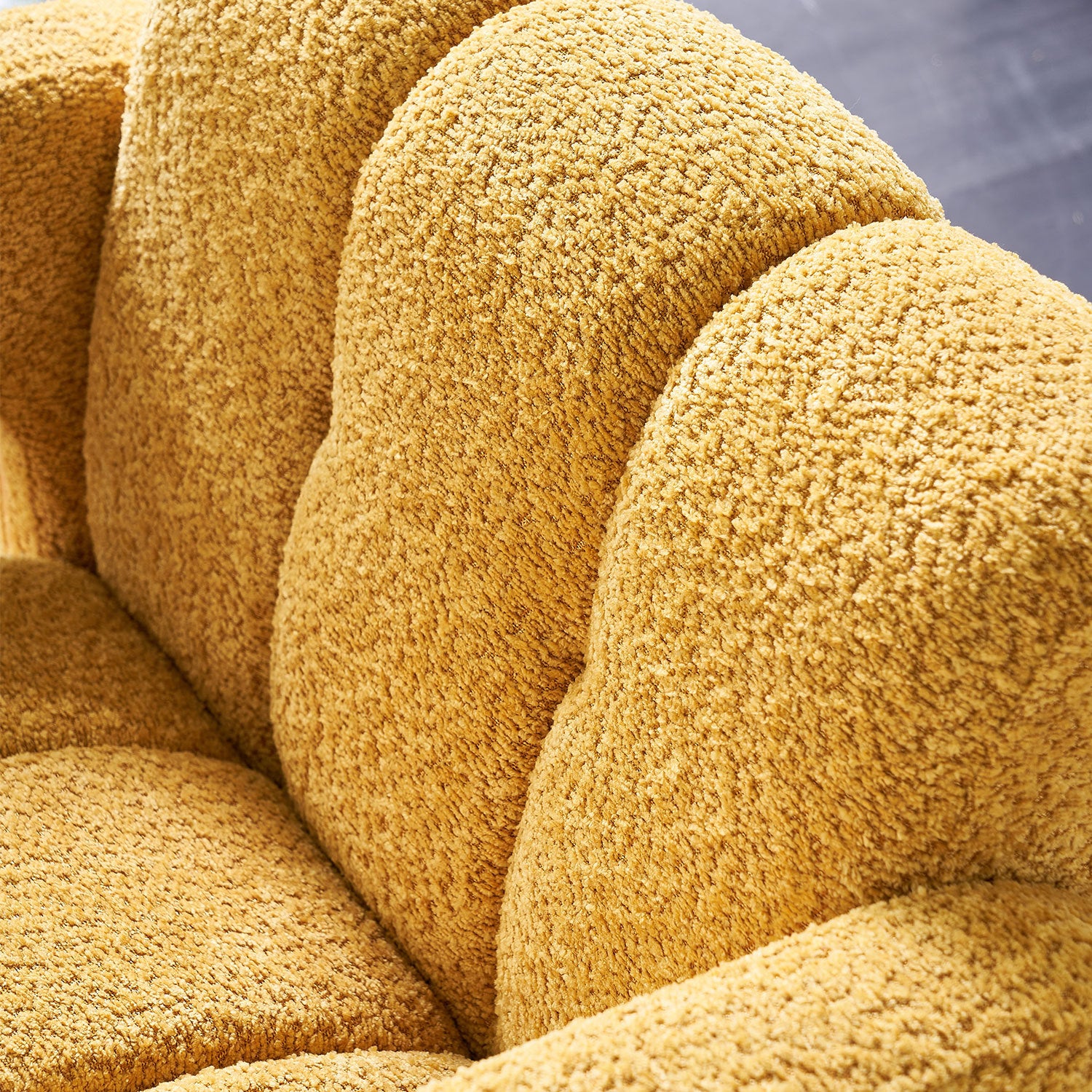 31.10 Wide Boucle Upholstered Accent Chair