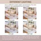 6 Piece Dining Table Set with Bench for Dining Room.