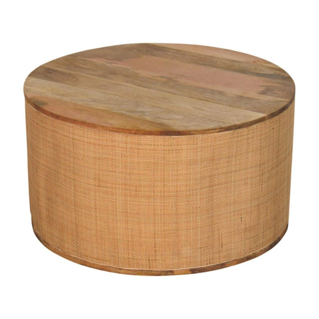 Solid Wood Coffee Table Larissa Round Design.