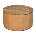 Solid Wood Coffee Table Larissa Round Design.