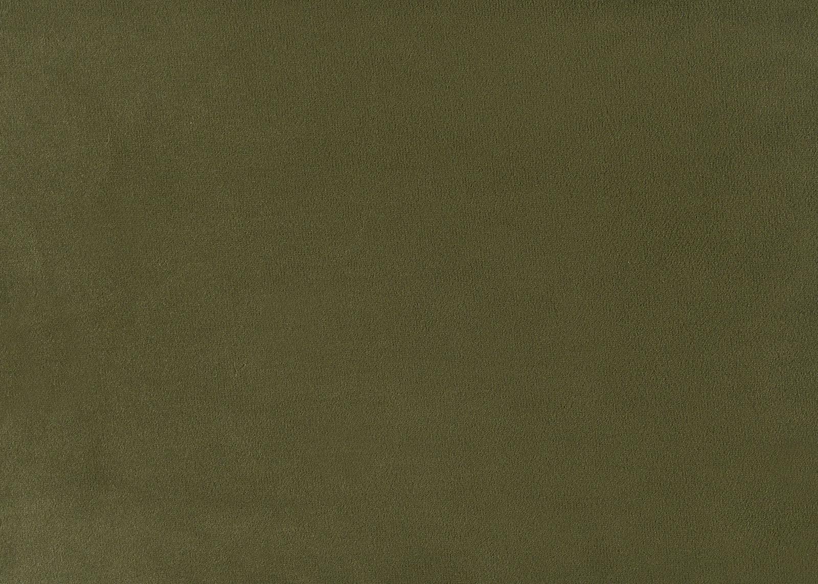 Olive Green Queen Size Bed with Boucle Upholstery.