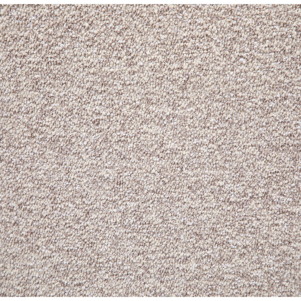 Detailed fabric texture of beige upholstery used in chairs from 5PC Dining Table Set - Faux Marble - Modern Dining.