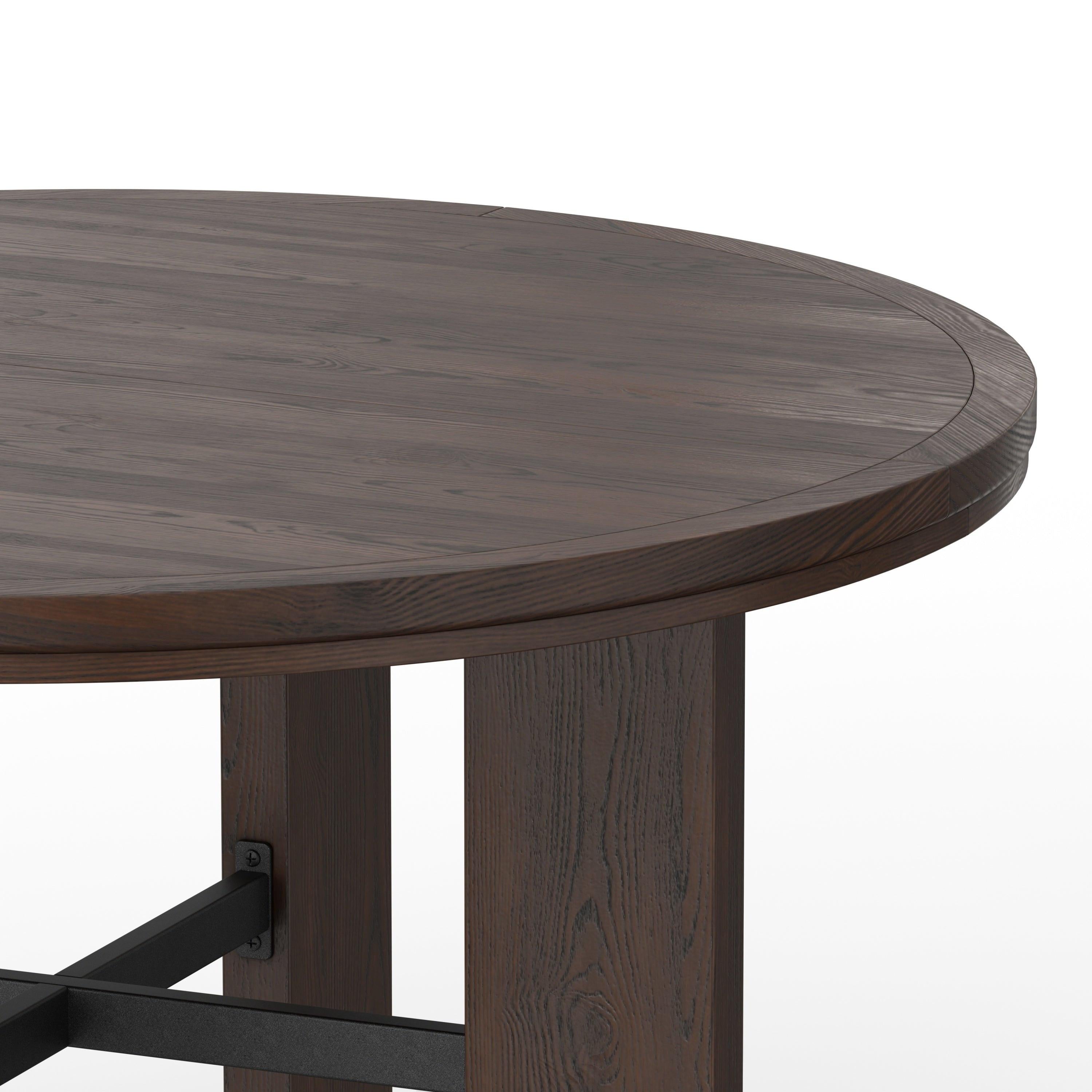 Gorman Dining Game Table with Walnut Finish.