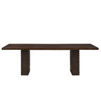 Espresso 95-Inch Dining Table for 8.