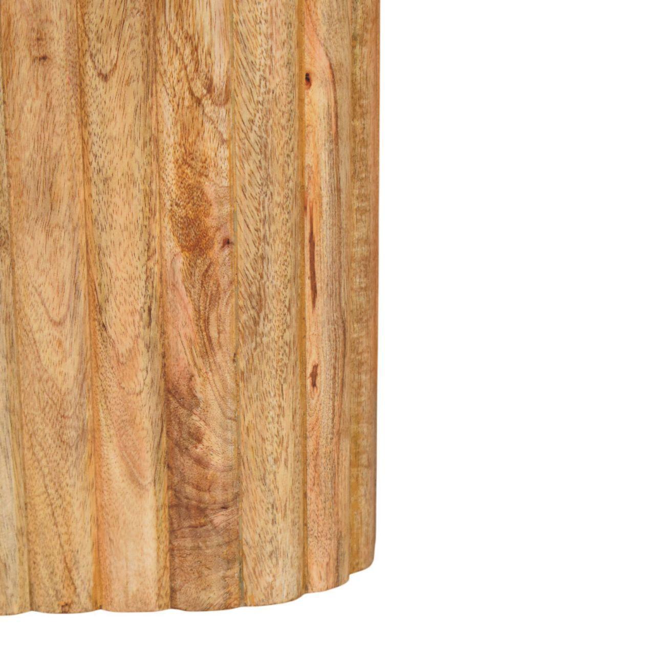 Solid Wood Oak Side Table for Modern Living Spaces.