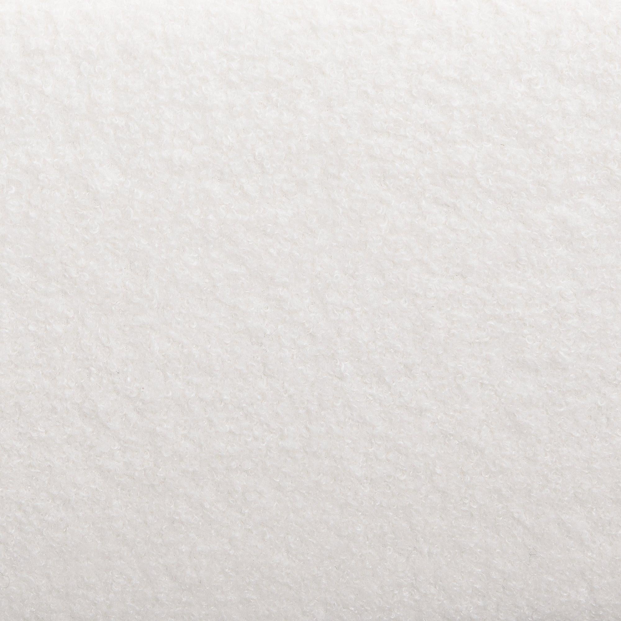 White Upholstered Queen Bed with Solid Wood Legs.