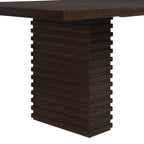 Espresso 95-Inch Dining Table for 8.