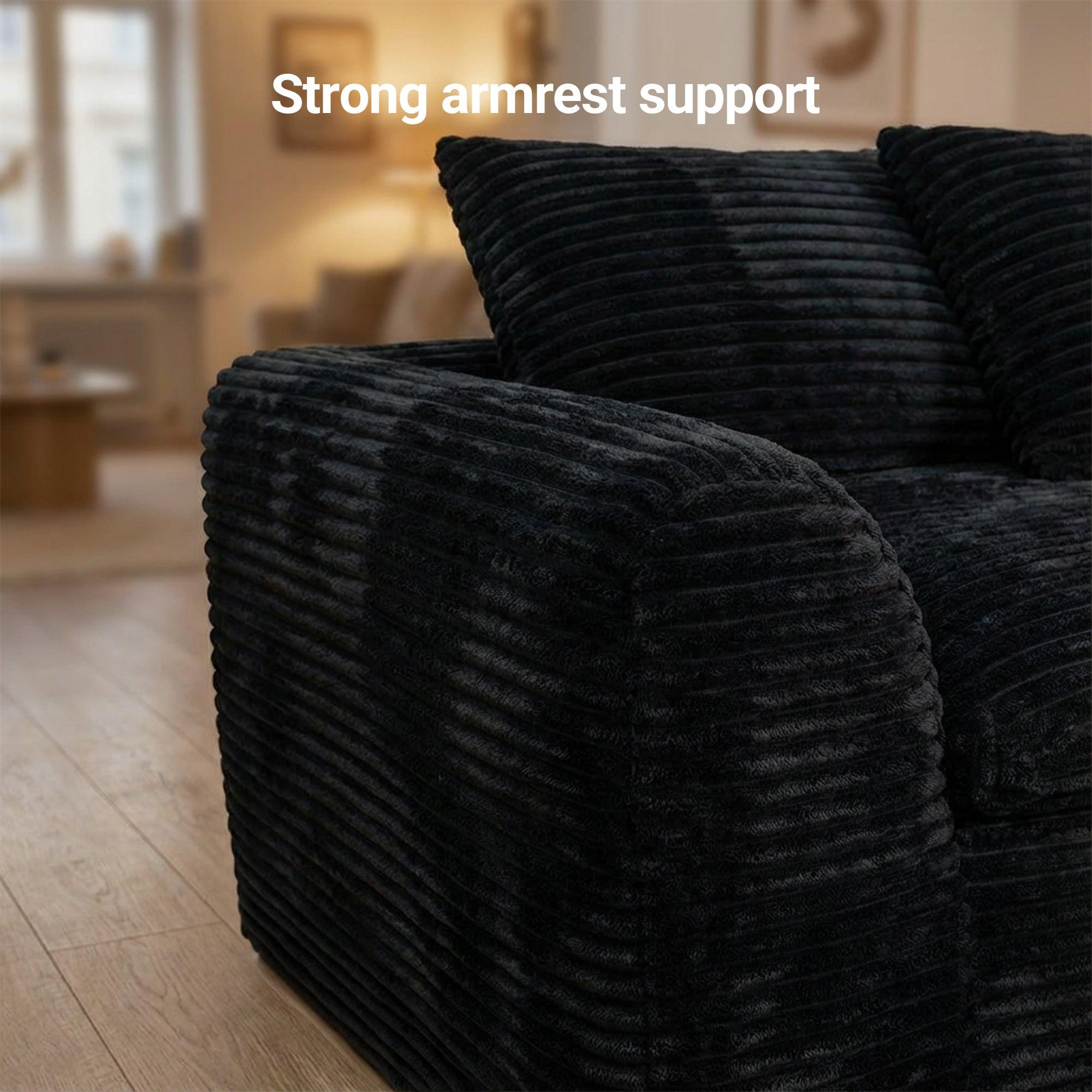 High-Resilience Boneless Sponge Sofa - Flexible Configurations.