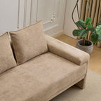 Algora 84.5 in. Modern Velvet Sofa for 3 Seating.