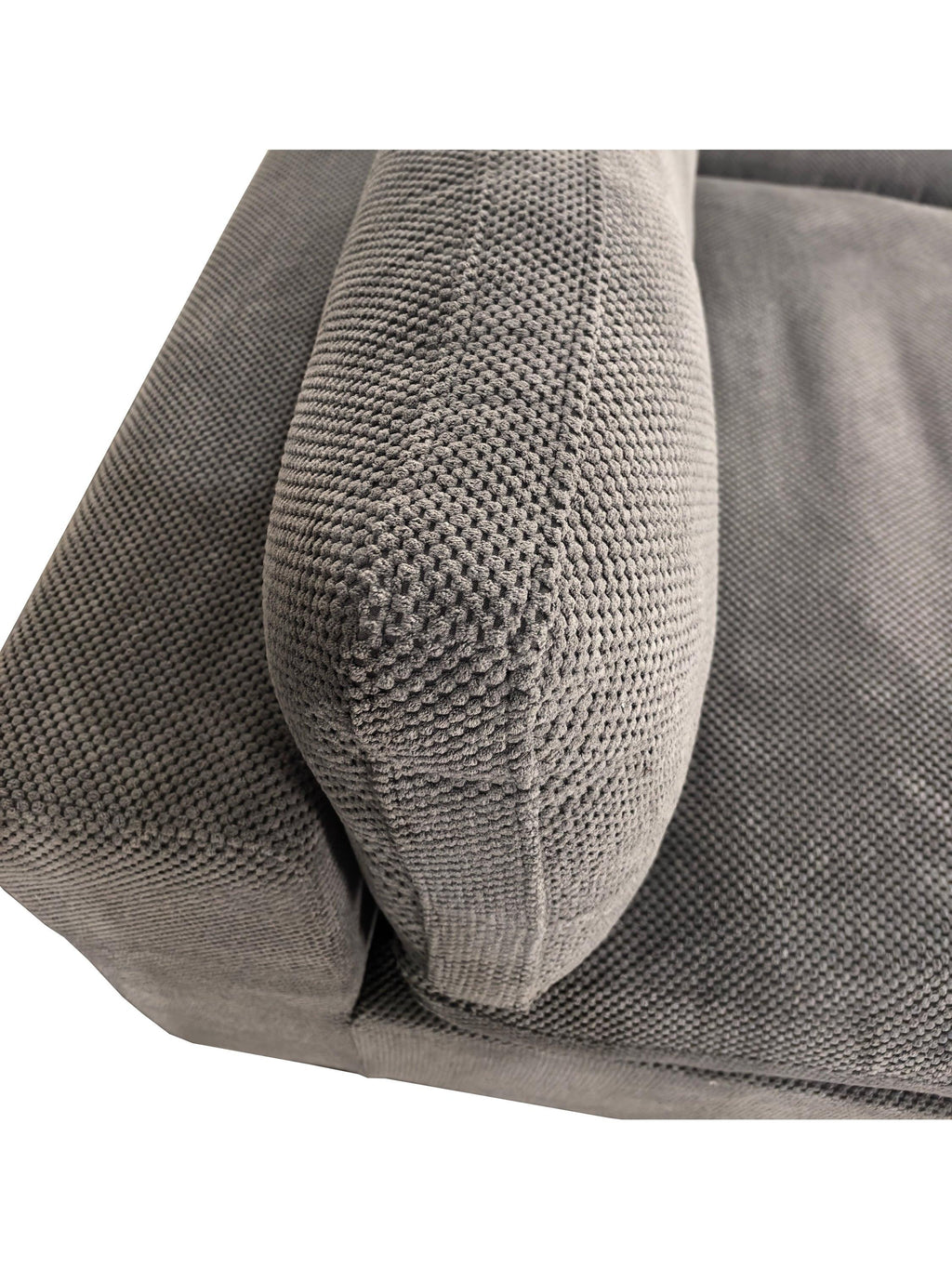 Coffee-Bean Like Upholstered Sectional Sofa for 4.