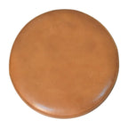 Bola Leather Stool - Solid Wood Construction.