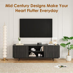 Mid Century Modern TV Stand for TVs Up to 75".