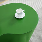 50 Inch Green Fiberglass Coffee Table for Living Room.