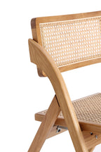 Lambinet Wood Folding Chair in Natural - Set of 2.