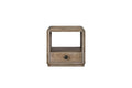 Knotty English Oak End Table for Modern Storage.