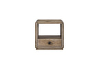 Knotty English Oak End Table for Modern Storage.
