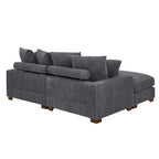 Zaheer 86'' Corduroy Sofa for Living Room.