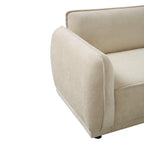 Oslo 84' Round Arm 3 Seater Modern Upholstered Boucle Sofa,Living Rooms,Bedrooms,Apartment Office.