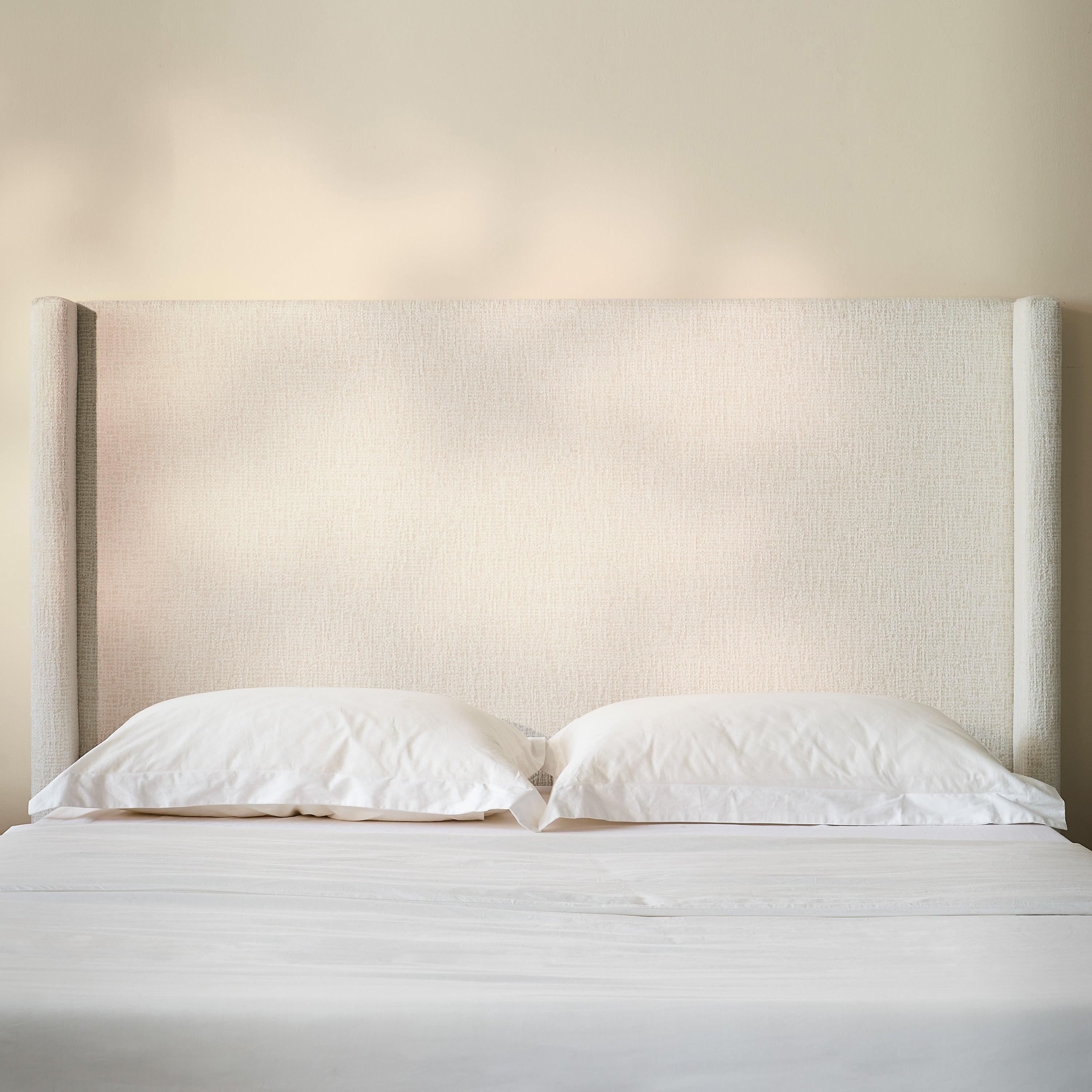 Hosford Upholstered Wingback Bed King - Elegant Design.