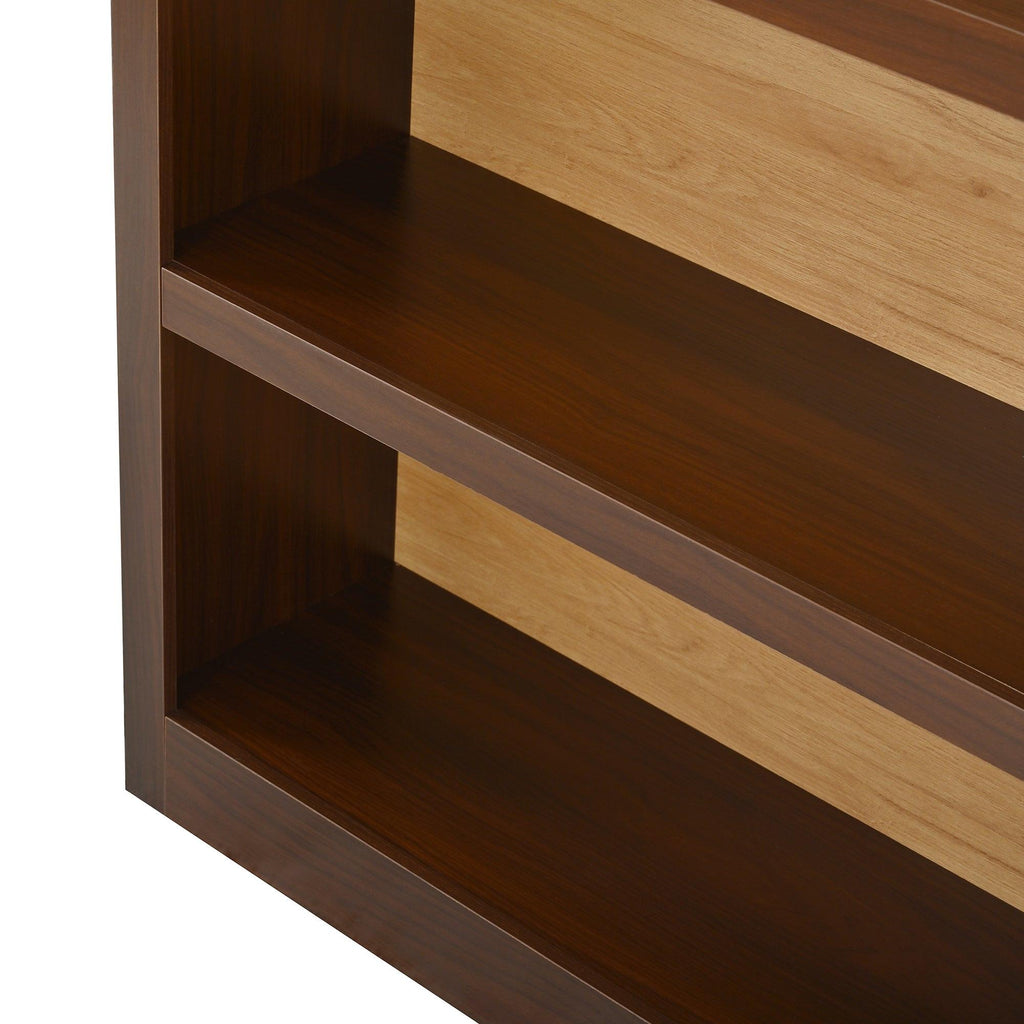 3-Piece Retro TV Stand Set with Bookshelf for TVs.