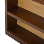 3-Piece Retro TV Stand Set with Bookshelf for TVs.
