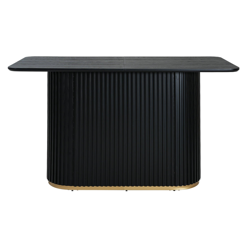 Modern Black Counter Table for Dining Room.