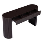 Retro Console Table with Storage for Living Room & Entryway.