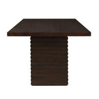 Espresso 95-Inch Dining Table for 8.