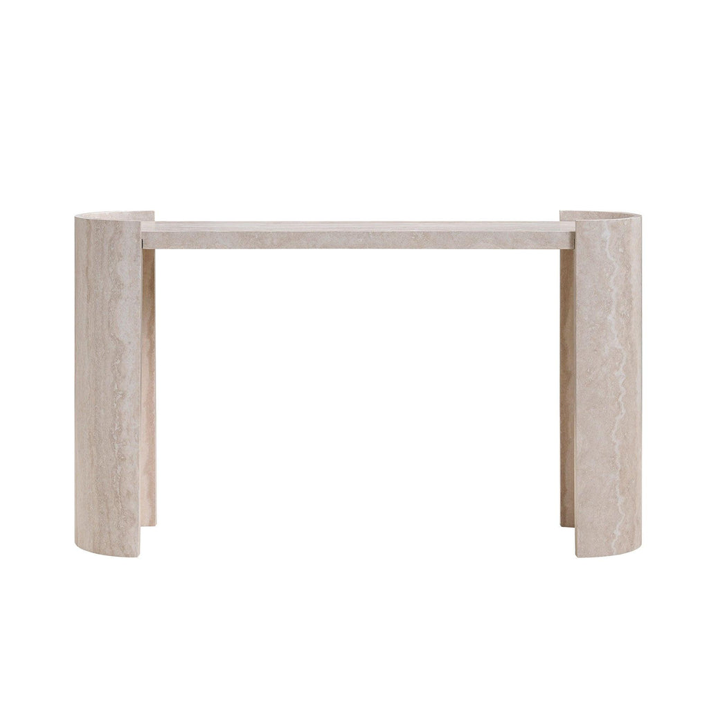 Faux Mars Marble Entryway Table for Living Room.