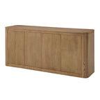 Shop Zoey Oak Server with Doors & Shelves.