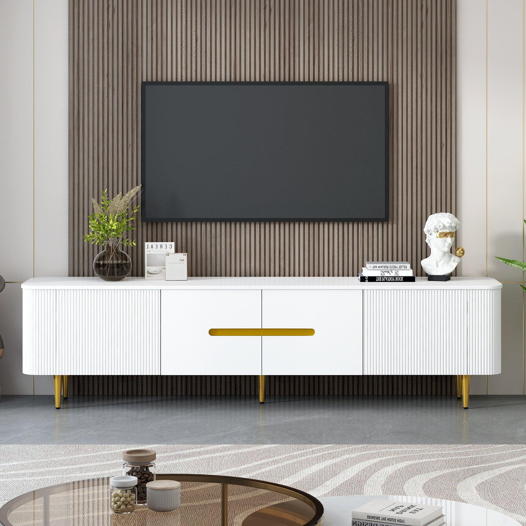 78.7'' Minimalist TV Stand for 85 Inch TVs.