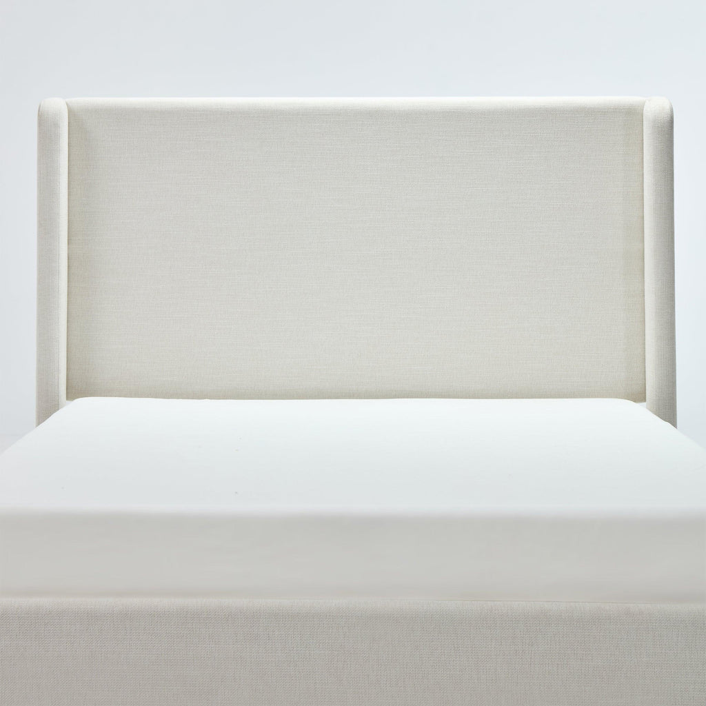 Carmen Upholstered Wingback Bed Frame - Full Size Easy Assembly.