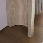 Faux Mars Marble Entryway Table for Living Room.
