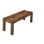 Transitional Wood Dining Bench for Entryway or Dining Room.