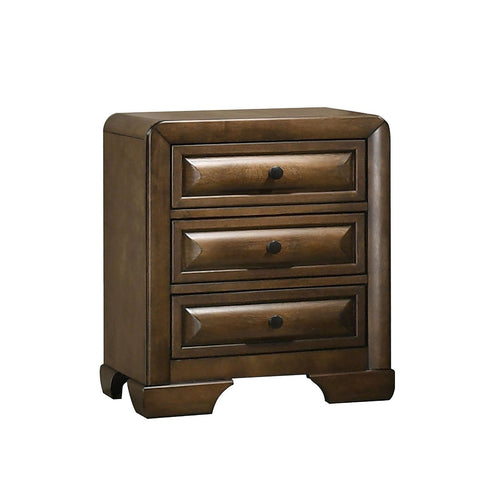 Transitional Nightstand with English Dovetail Drawers.
