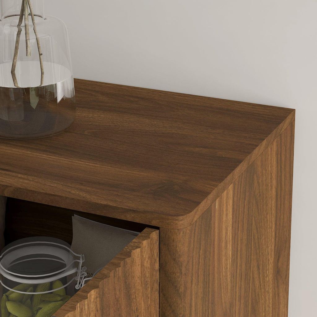 Wood Buffet Cabinet with Storage for Modern Interiors.
