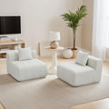 Chenille Sectional Sofa with Pillows for Living Room.