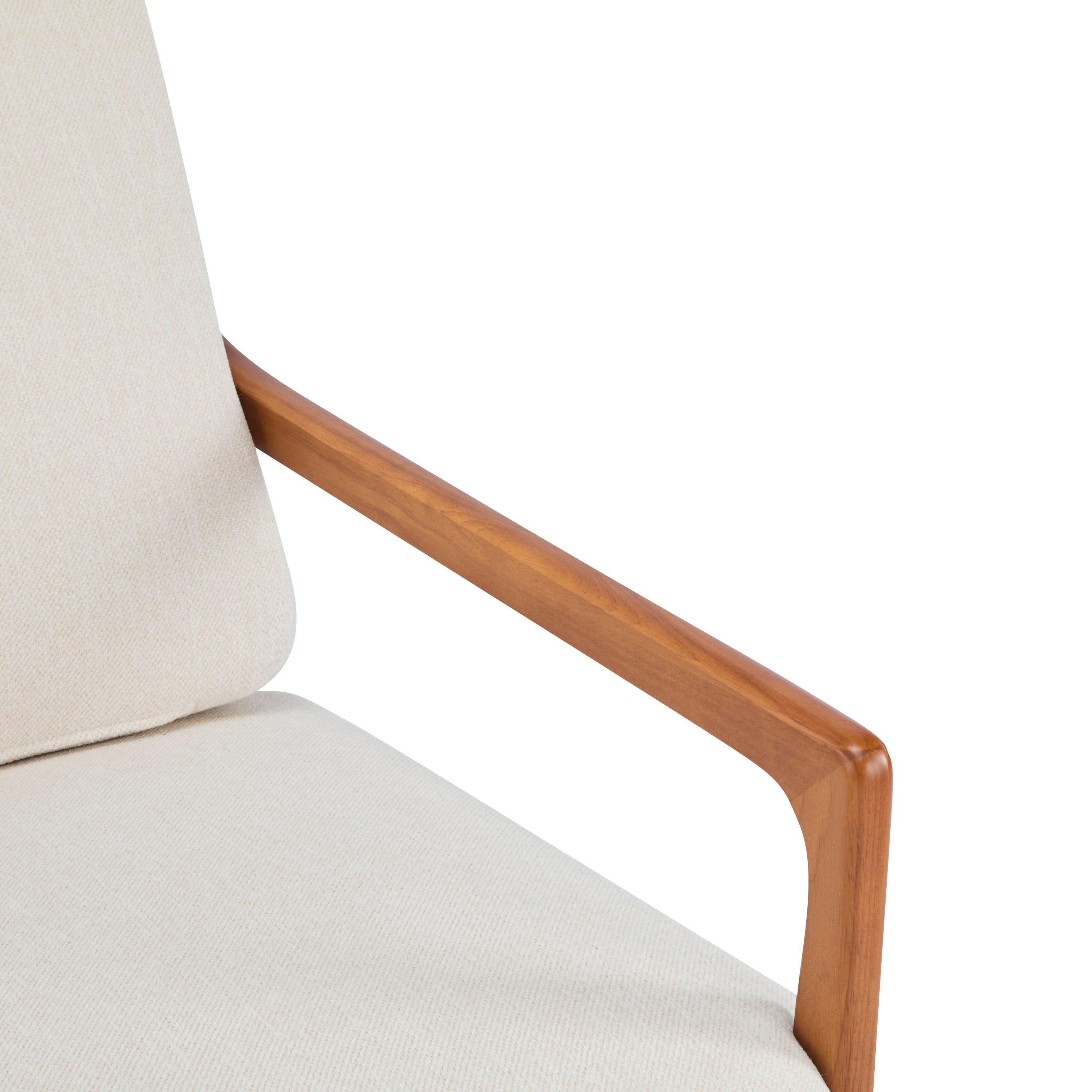 Mid Century Modern Accent Armchair for Living Room.