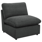 Hollander Dark Grey Modular Power Reclining Sectional.