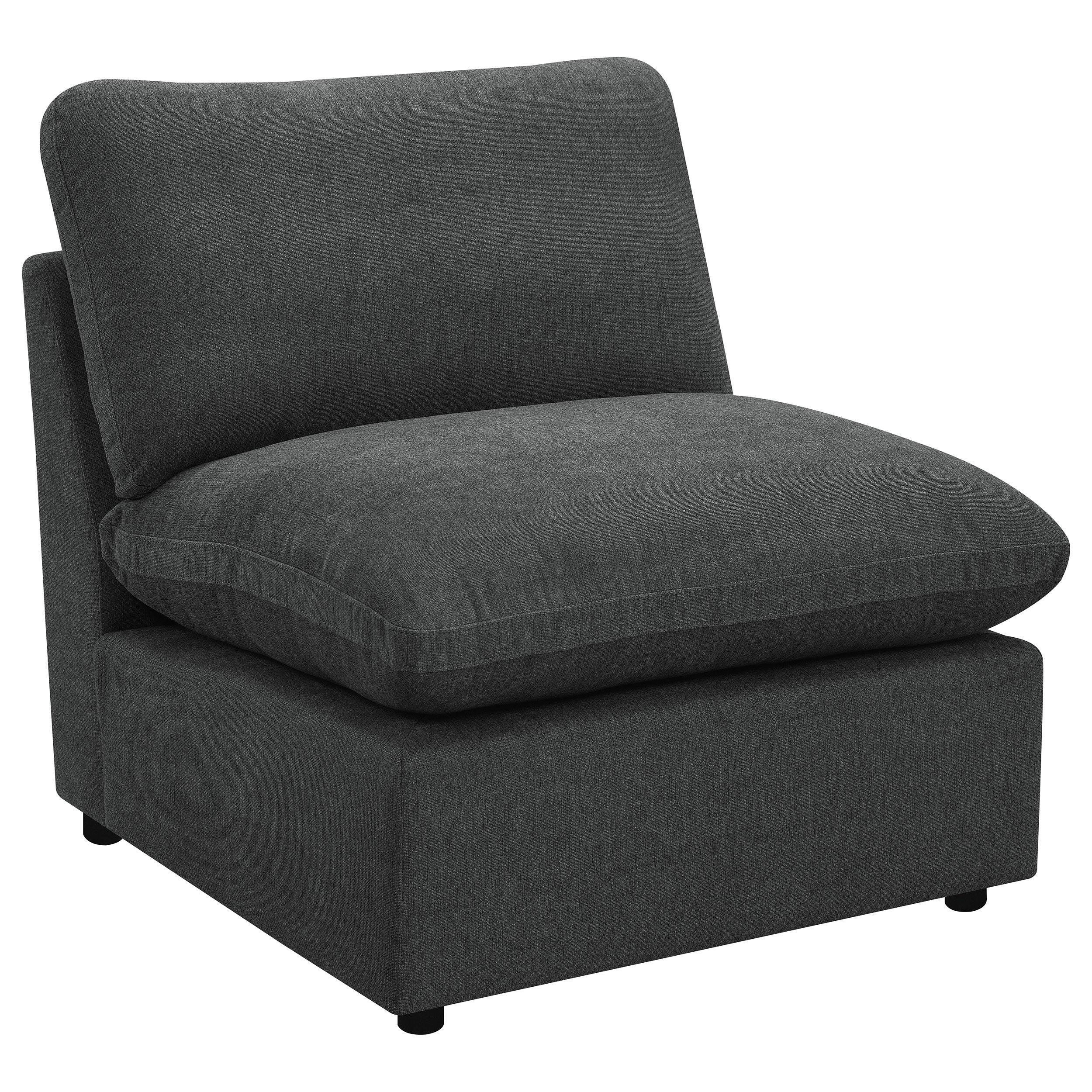 Hollander Dark Grey Modular Power Reclining Sectional.