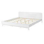 Pine Solid Wood King Size Bed - No Box Spring Needed.