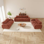 Oversized Velvet Sofa Set for Stylish Living Rooms.