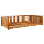 TOPMAX Twin Size Garden Swing Bed for Outdoor Relaxation.