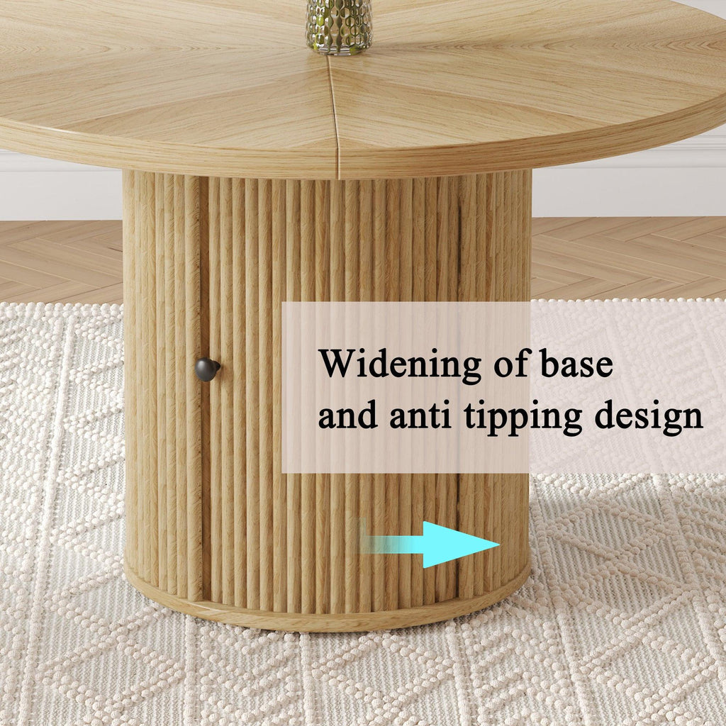 Black Woven Dining Chairs Set with Roman Column Table.