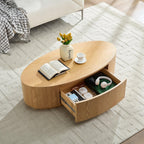 Modern Oval Coffee Table - Stylish Living Room Accent.